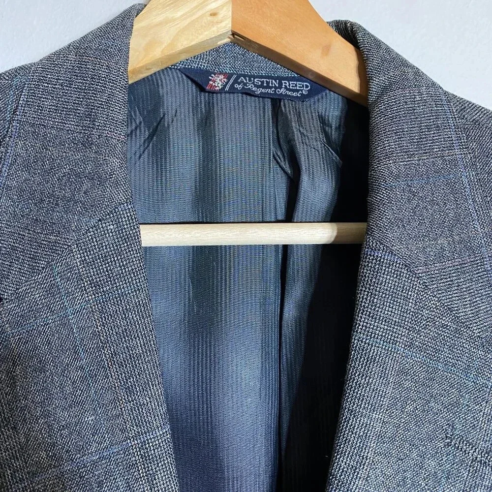 Austin Reed Wool Sport Coat Dinner Jacket Blazer Men's Size 42R* Gray Career
